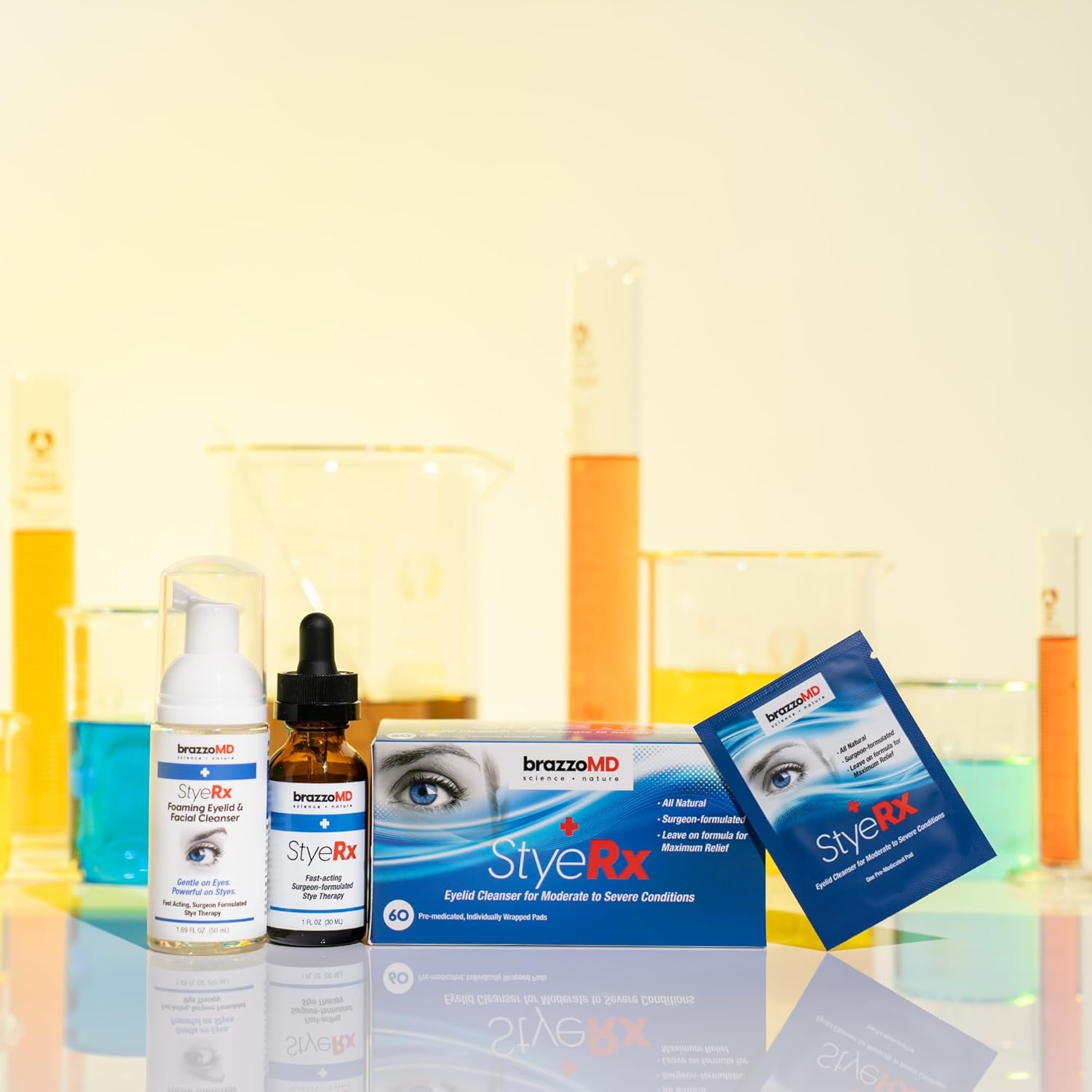 brazzoMD StyeRx Individual Eyelid and Lash Wipes for Stye Relief, Chalazions - Box of 60 - Image 6