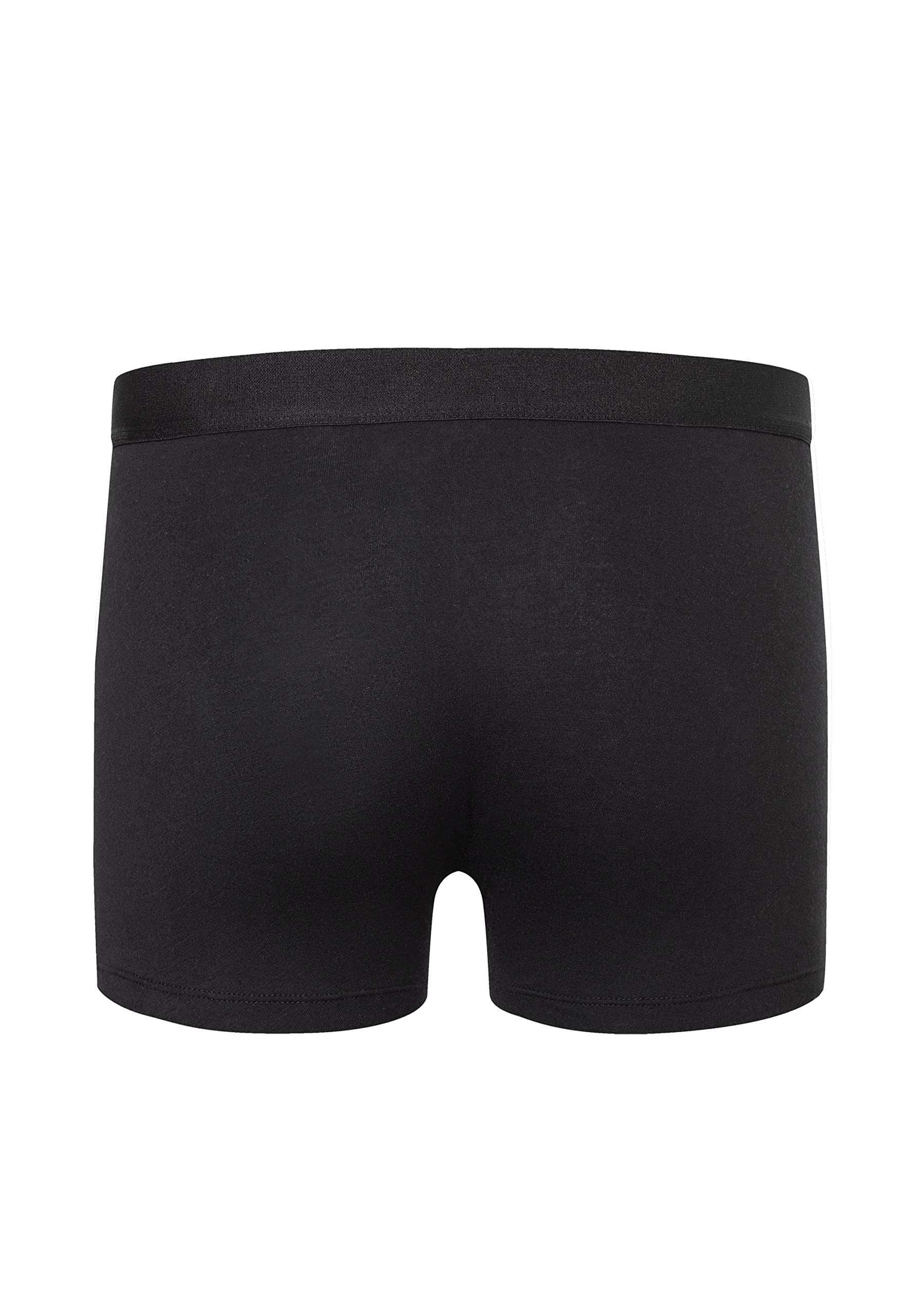 Camano Boxer da uomo Comfort con cotone sostenibile (BCI) in una pratica confezione da 6, Nero , M