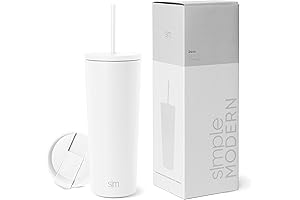 Simple Modern White Tumbler: The Perfect Iced Coffee Companion