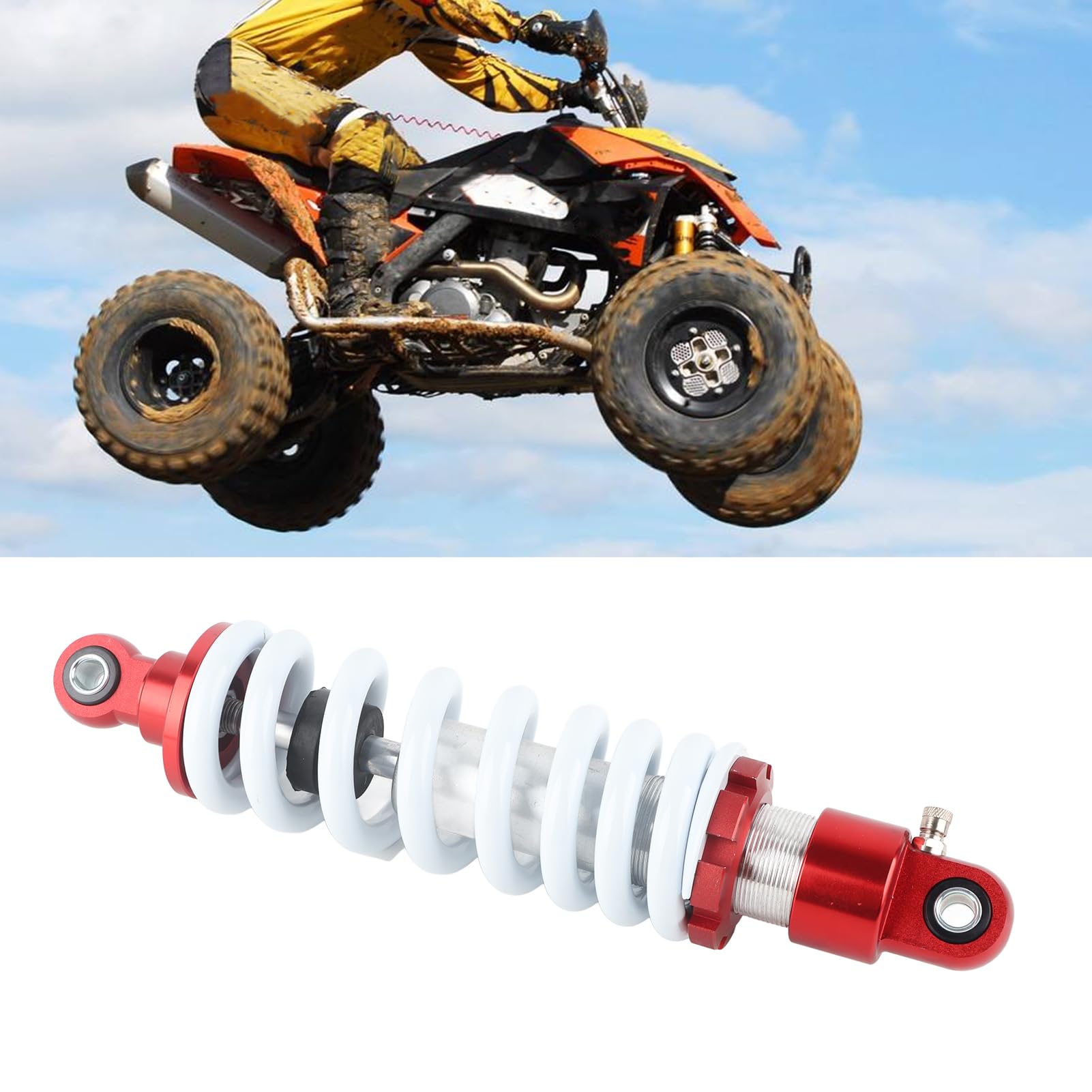 Motorfiets Schokdemper, 11.22in/285mm Universele Motorfiets Schokdemper Achterwielophanging voor ATV Go Kart Motorfiets