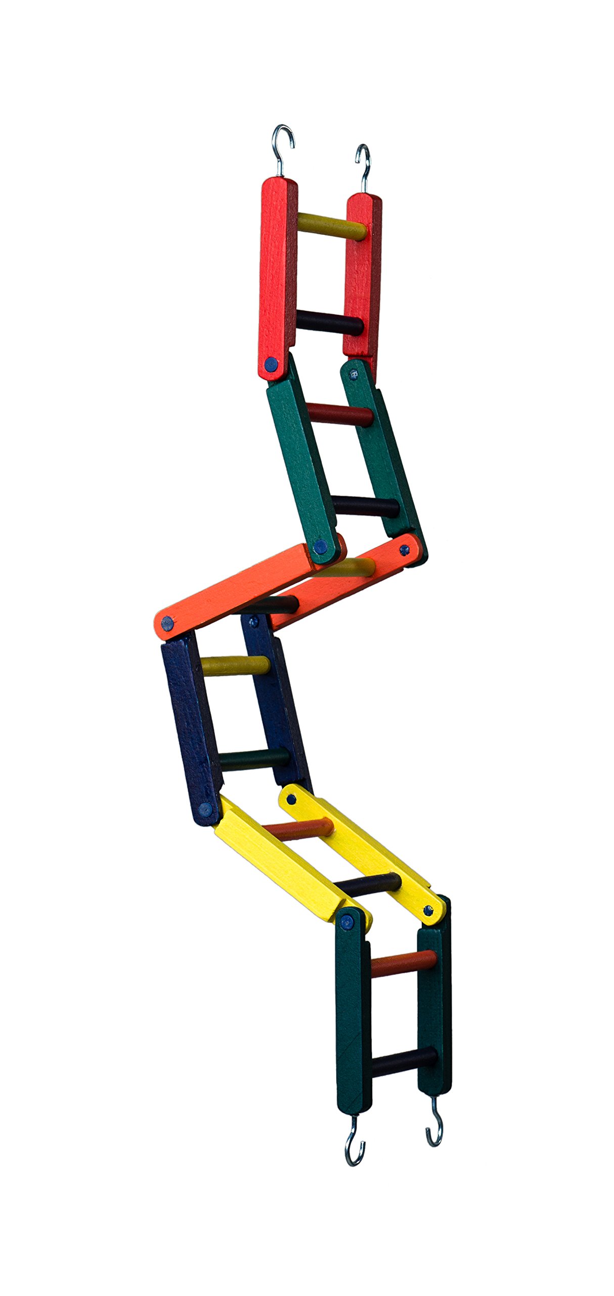 Prevue Pet Products 1140L Carpenter Creations Multi-Color Jointed Wood Ladder, 24