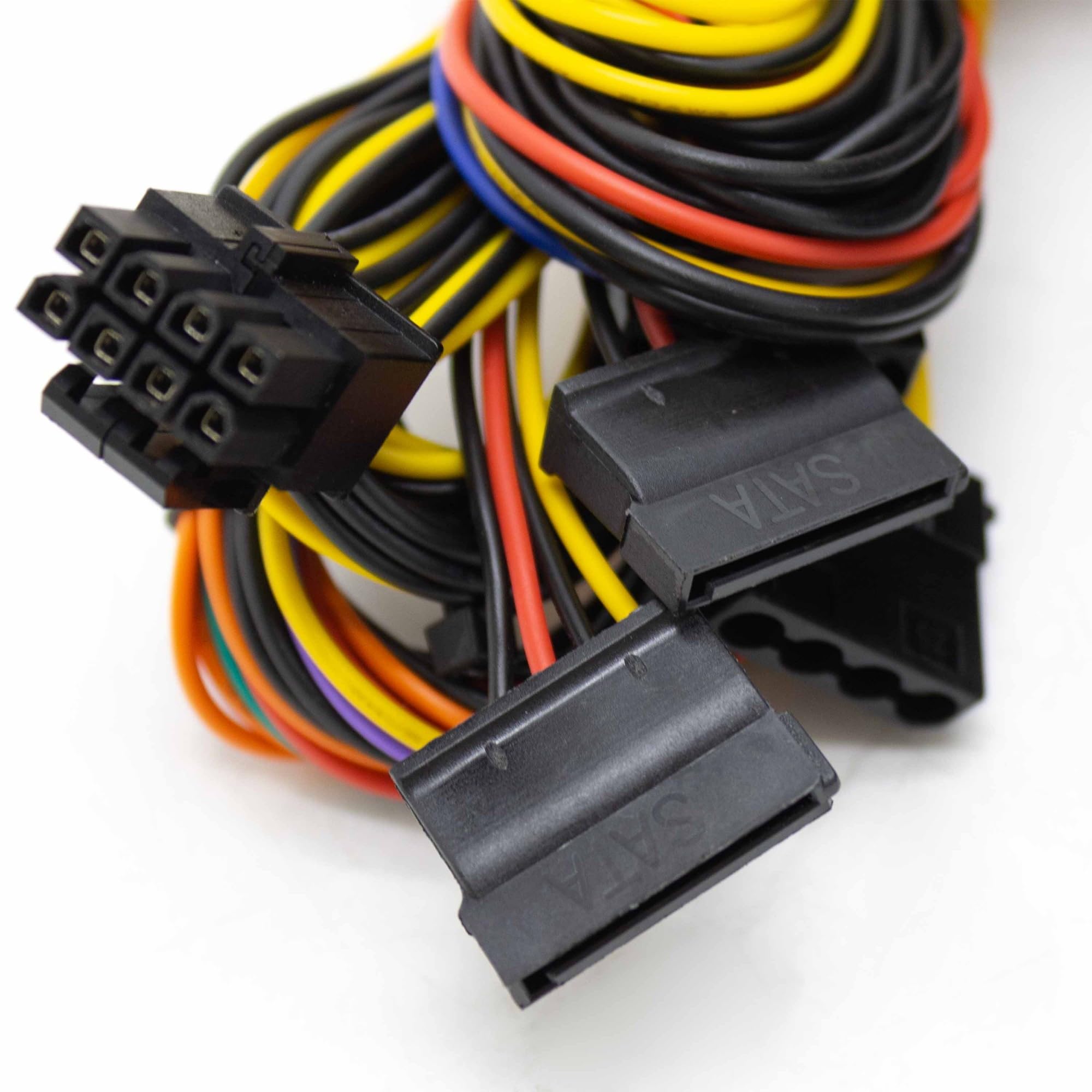 Simpletek - Fuente de alimentación ATX de 300 W para ordenador fijo | 4+4 6+2 20+4 pines | SATA IDE PC Power Supply PSU