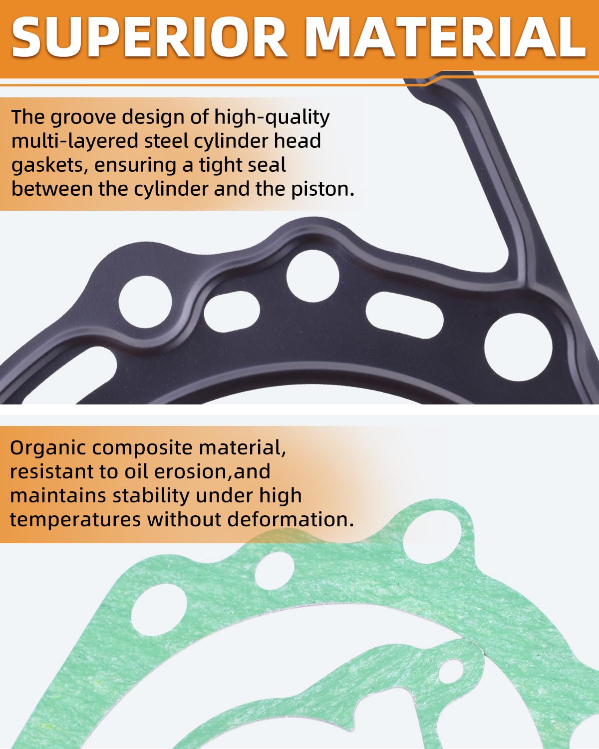Zylinderkopf Dichtungssatz Für Kawasaki KLR650 1987-2010 - Motorrad Motordichtungen