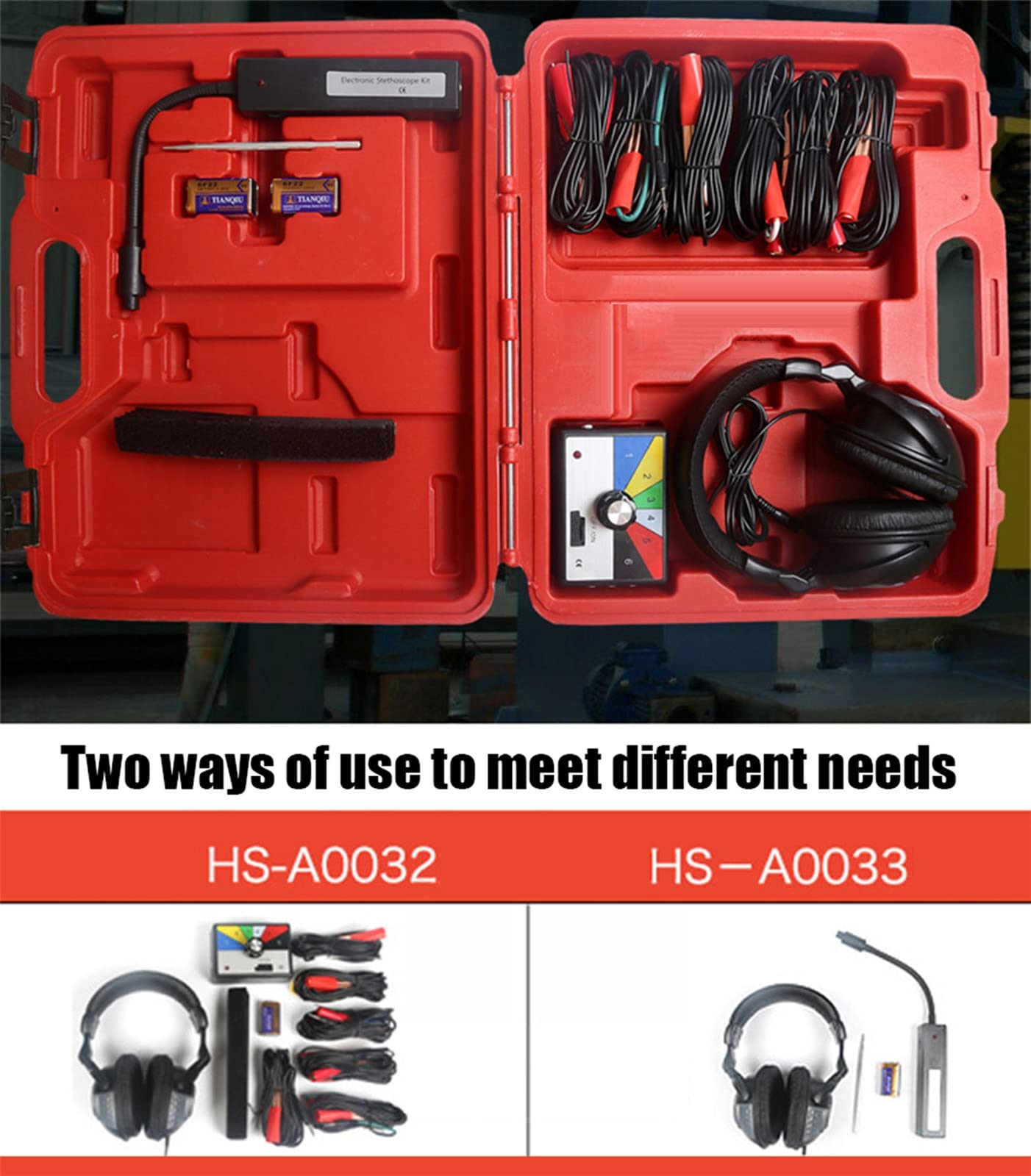 Kit De Estetoscopio Electrónico Motor Caja De Cambios Radiador Detector De Fallas Herramienta De Diagnóstico Reparación Automóviles Herramienta Inspección Estetoscopio Mecánico Electrónico