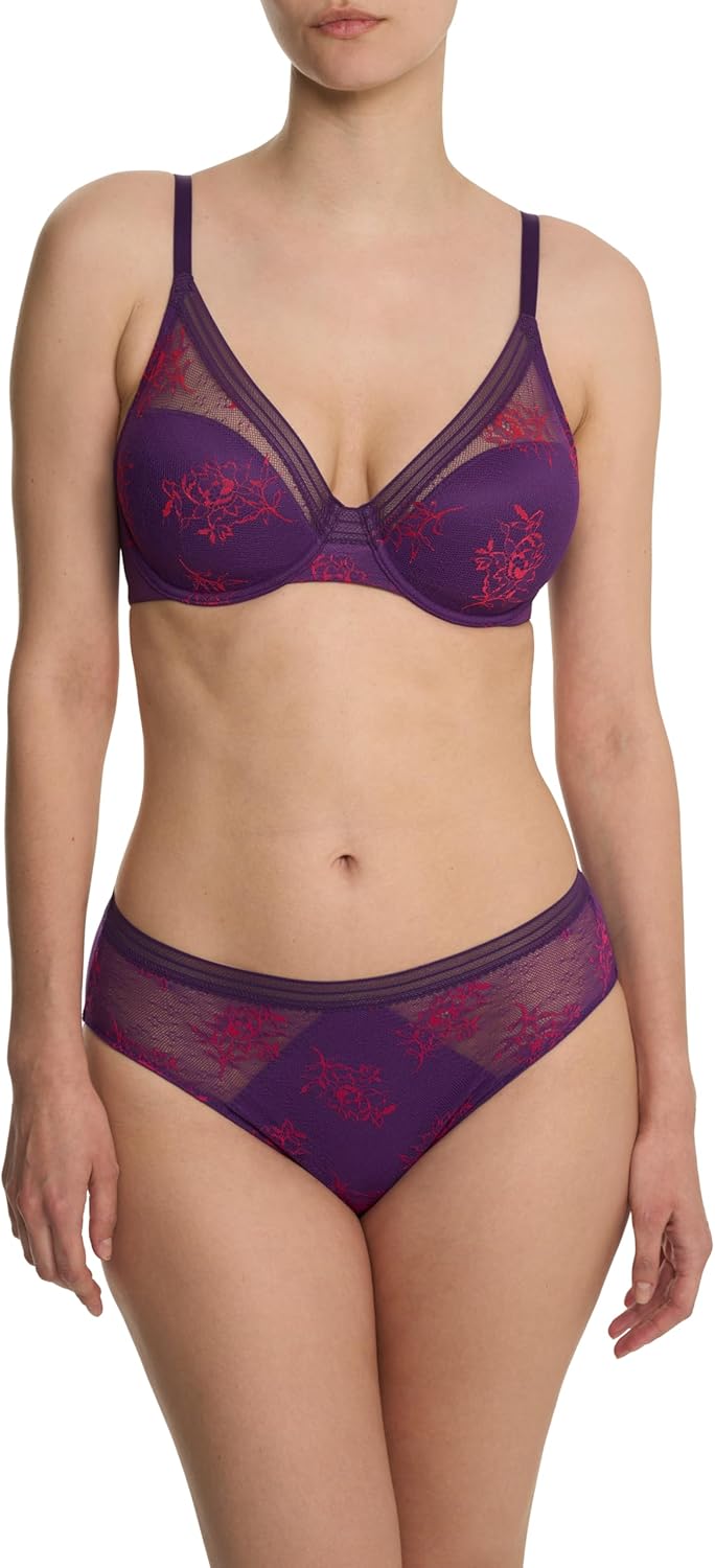 Natori Womens Love Lace Full Coverage Plunge T-Shirt Bra - Image 5