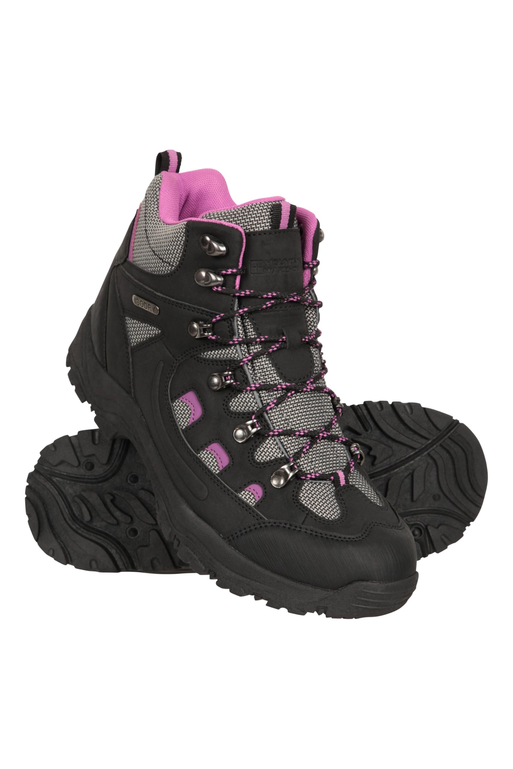 Mountain Warehouse Adventurer Womens Boots - Waterproof Rain Boots, Synthetic & Textile Walking Shoes - For Spring Summer, Hiking & Trekking