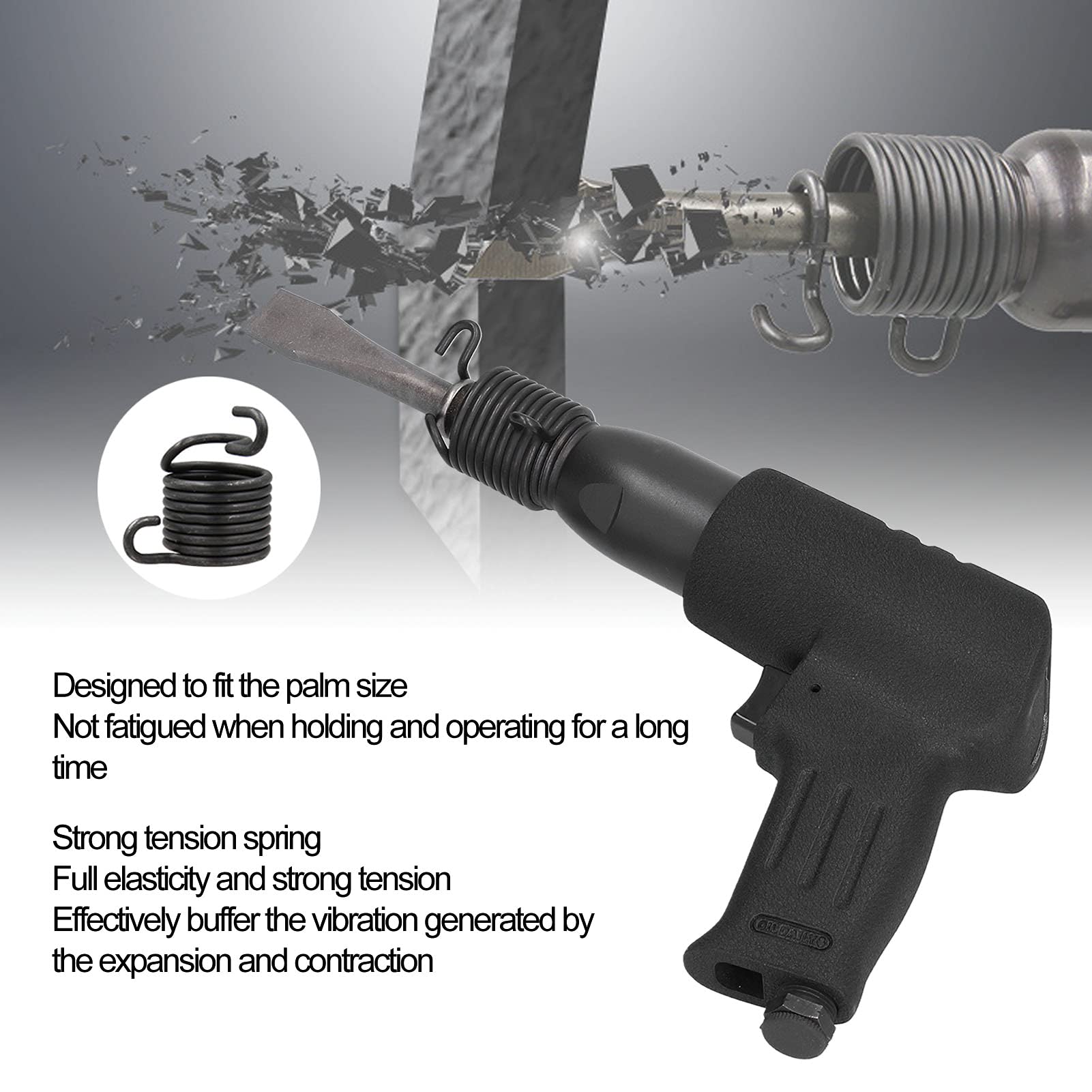 Pneumatic Hammer Shovel Tool, Straight Type 190 KP-763 (US Style)