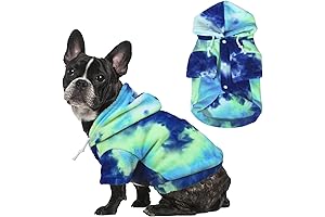 American Apparel Tie Dye Dog Hoodie for Small Dogs