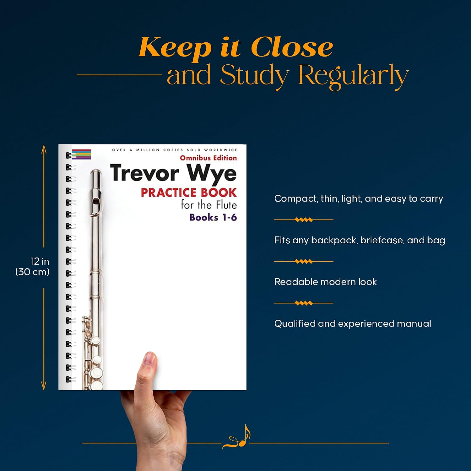 Trevor Wye Practice Book for the Flute: Omnibus Edition Books 1-6 | Complete Flute Technique Guide for Beginners and Advanced Players | Updated Diagrams, Exercises, and Notation for Flutists
