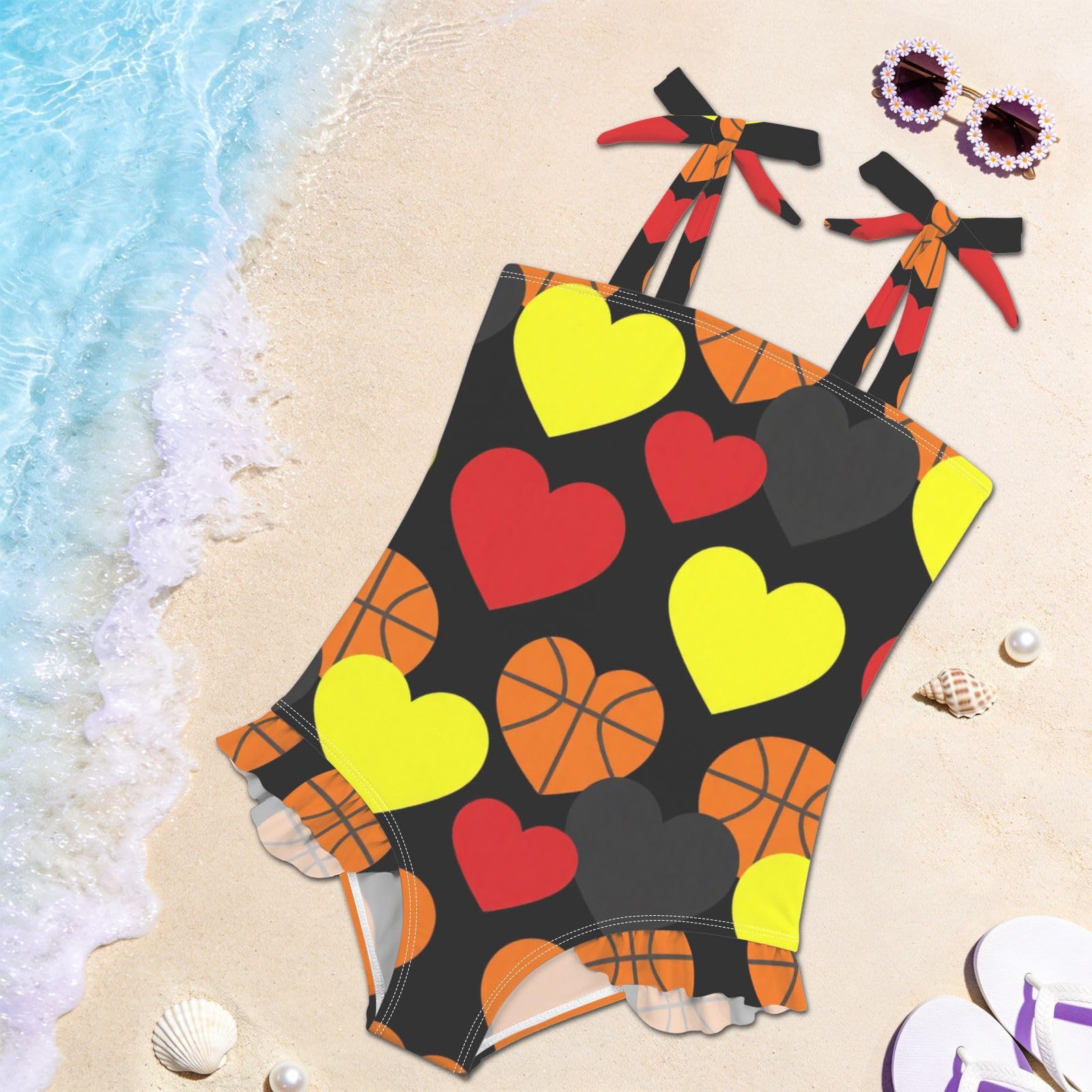 FRODOTGV Costume da bagno intero da ragazza, ad asciugatura rapida, costume da bagno estivo da spiaggia per bambina