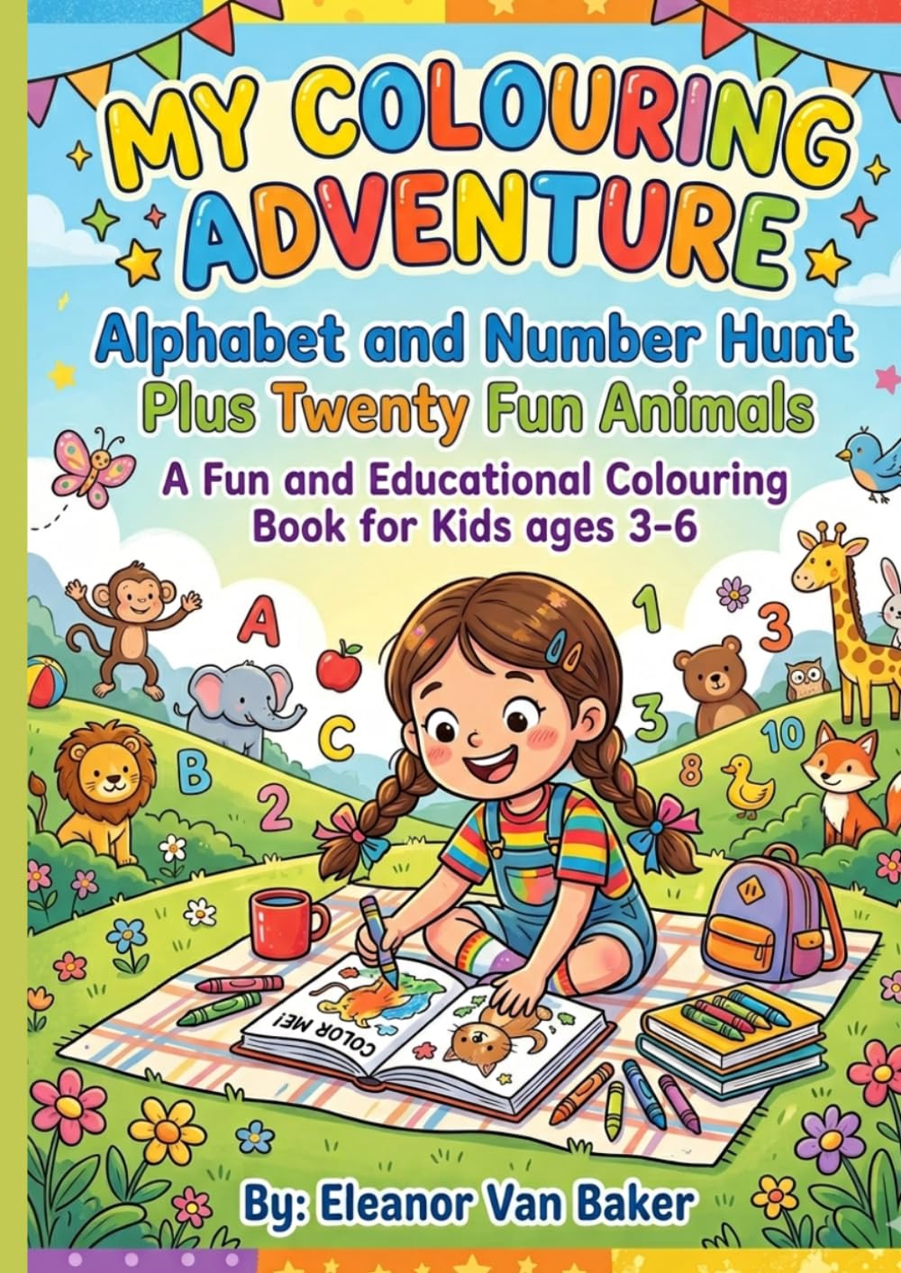 My Colouring Adventure: Alphabet and Number Hunt