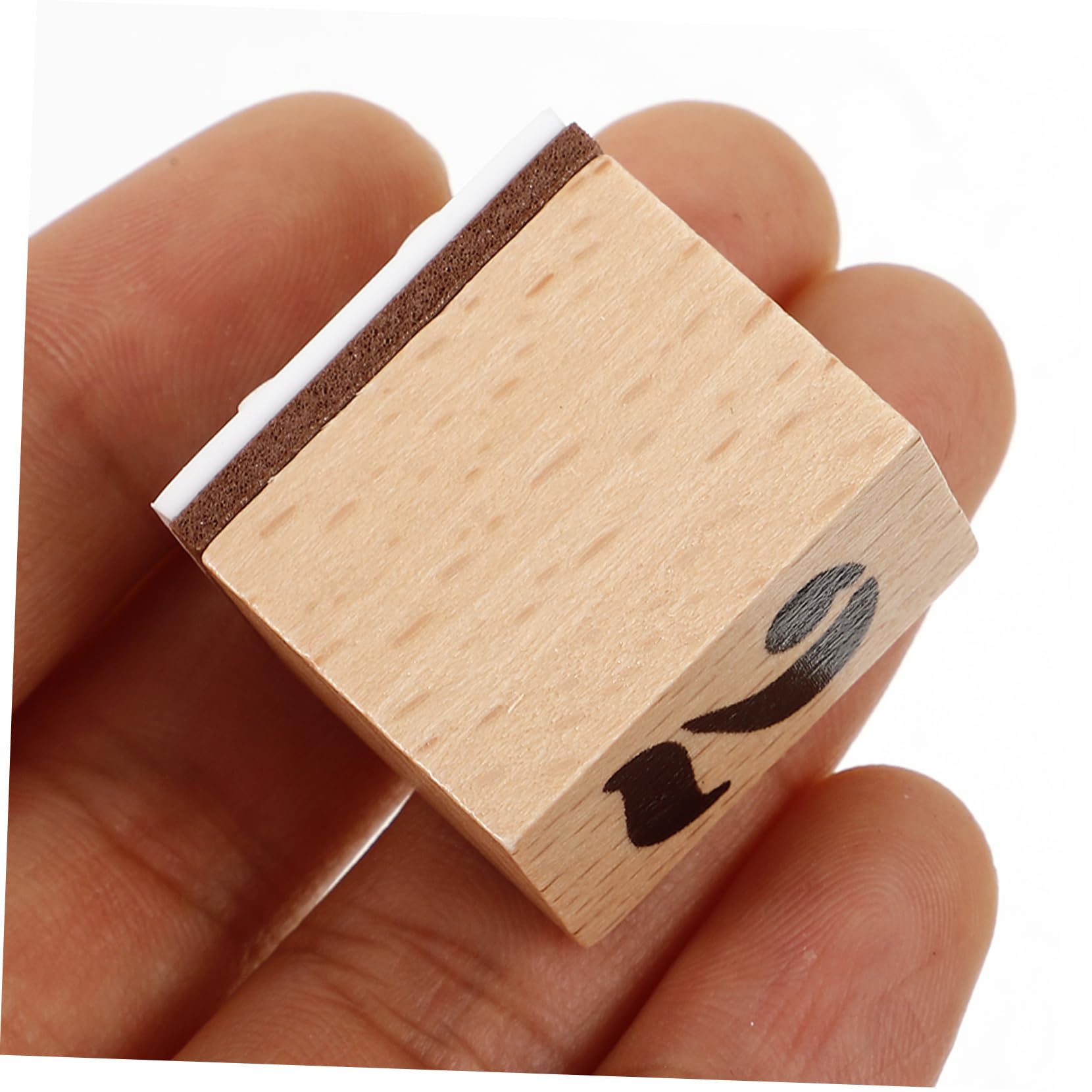 VILLCASE 5 Sätze Hölzernes Siegel Retro-holzstempel Bastelstempel Handgefertigte Holzstempel Stempel Für Das Handwerk Diy-stempel Aus Holz Handwerk Stempel Scrapbook-versorgung Diy Zubehör