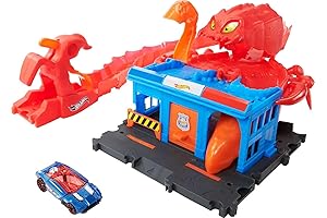 Hot Wheels City Scorpion Attack Vehicle and Track Set