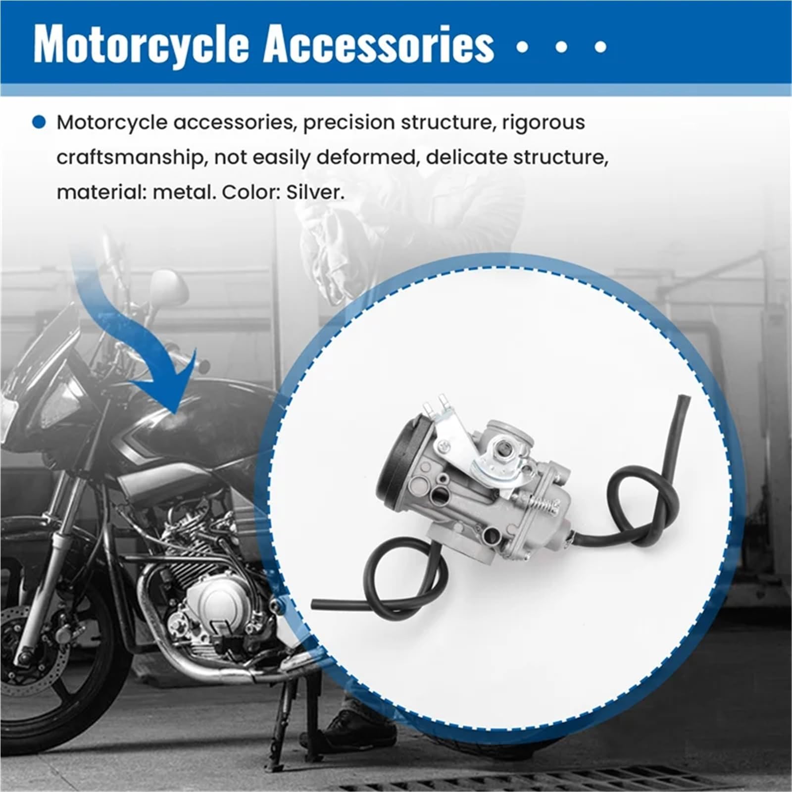Gaźnik Pasuje do YAMAHA YJM125 YB125 YZF XTZ125 YBR YB XTZ 125 Gaźnik Układ paliwowy Części zamienne do motocykli