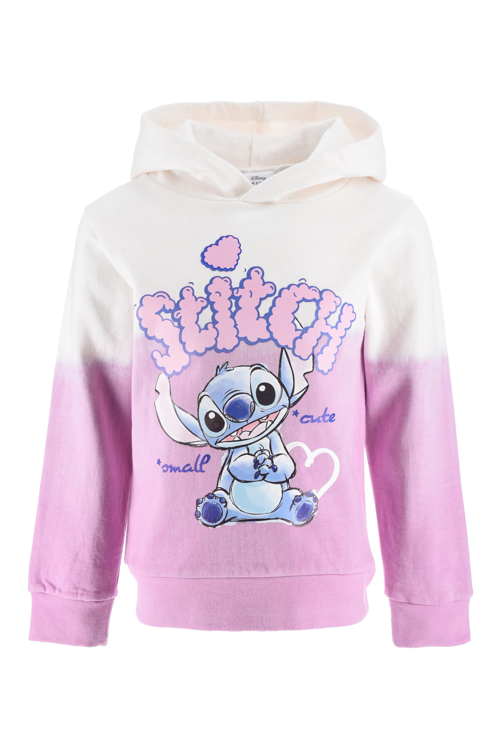 Sweat à capuche pour enfants Disney Stitch pull rose fille 3-8 ans - 8