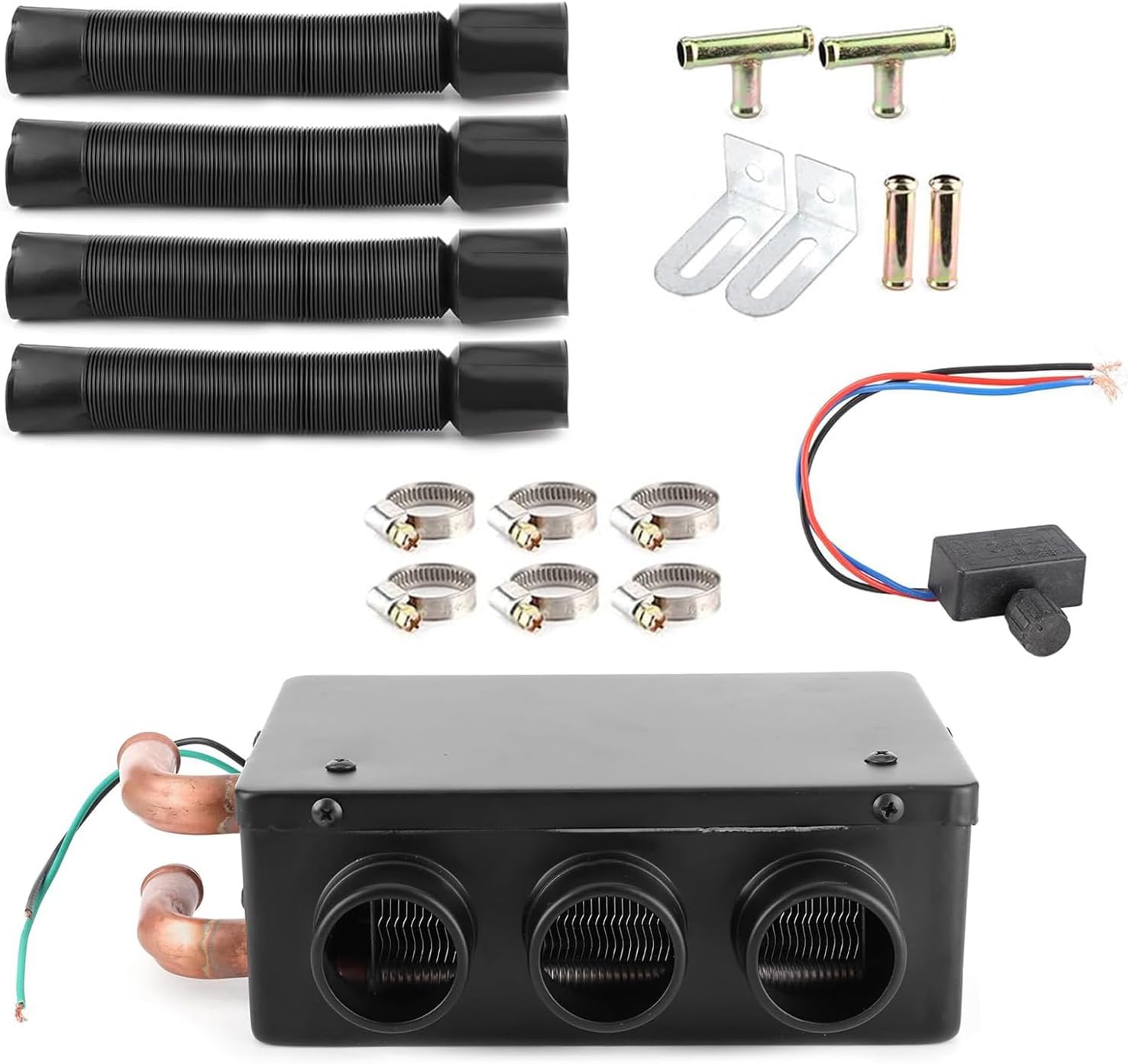 12V Car Heater, 800W Universal Vehicle Portable Fast Heating & Defrosting Automotive Space Warmer for Cars Trucks SUVs RVs