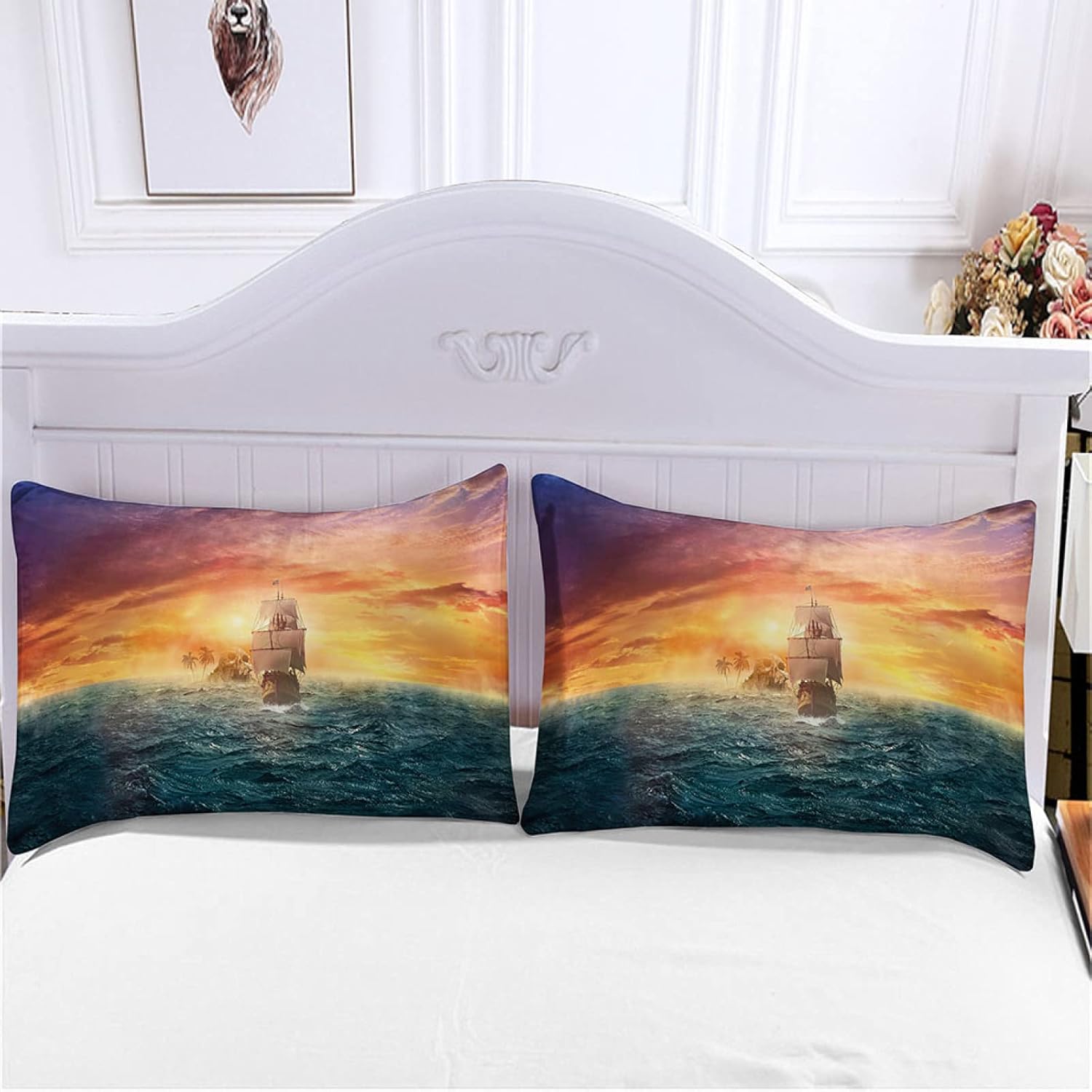Pebrou 枕カバー付きマイクロファイバー羽毛布団カバーセット 海 セーリング 空 2枕カバー理想的なベッドルームの家の装飾の寝具 シングルダブル羽毛布団カバーベッドセット 0x0cm 寝具カバーセット サイズ 0x0cm 78x78inch Pebrou 枕カバー付きマイクロファイバー羽毛布団カバーセット 海 セーリング 空 2枕カバー理想的なベッドルームの家の装飾の寝具 シングルダブル羽毛布団カバーベッドセット 0x0cm 寝具カバーセット サイズ 0x0cm 78x78inch