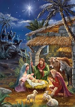 Star of Bethlehem Advent Calendar Countdown to Christmas with Nativity Story by Vermont Christmas Company