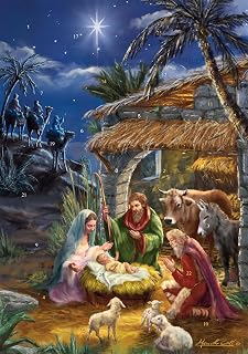 Star of Bethlehem Advent Calendar (Countdown to Christmas) with Nativity Story by Vermont Christmas Company