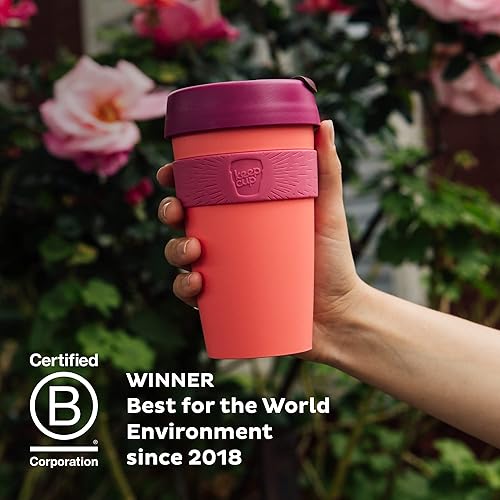 Miniatura 7 de KeepCup Taza de café de plástico original, reutilizable, tapa a prueba de salpicaduras, sin BPA, grado barista, pequeña, 8 onzas, color negro