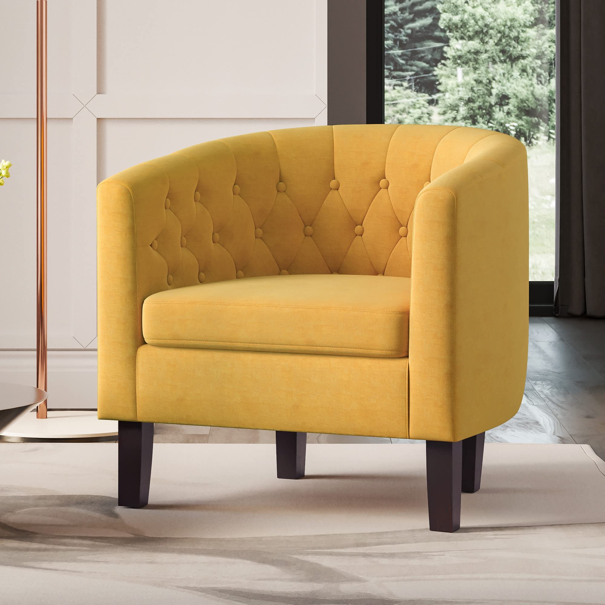 椅子 IDEE LIEVRE ARM CHAIR Mustard Natural LIEVRE ARM CHAIR