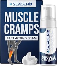 Relief for Muscle Cramps Foam - Fast-Acting for Spasms and Leg Soreness - Magnesium Sulfate - Stop Prevent Cramps - All Natural Rehab Recovery - Legs, Calves, Neck, Back, Joint Pain Relief