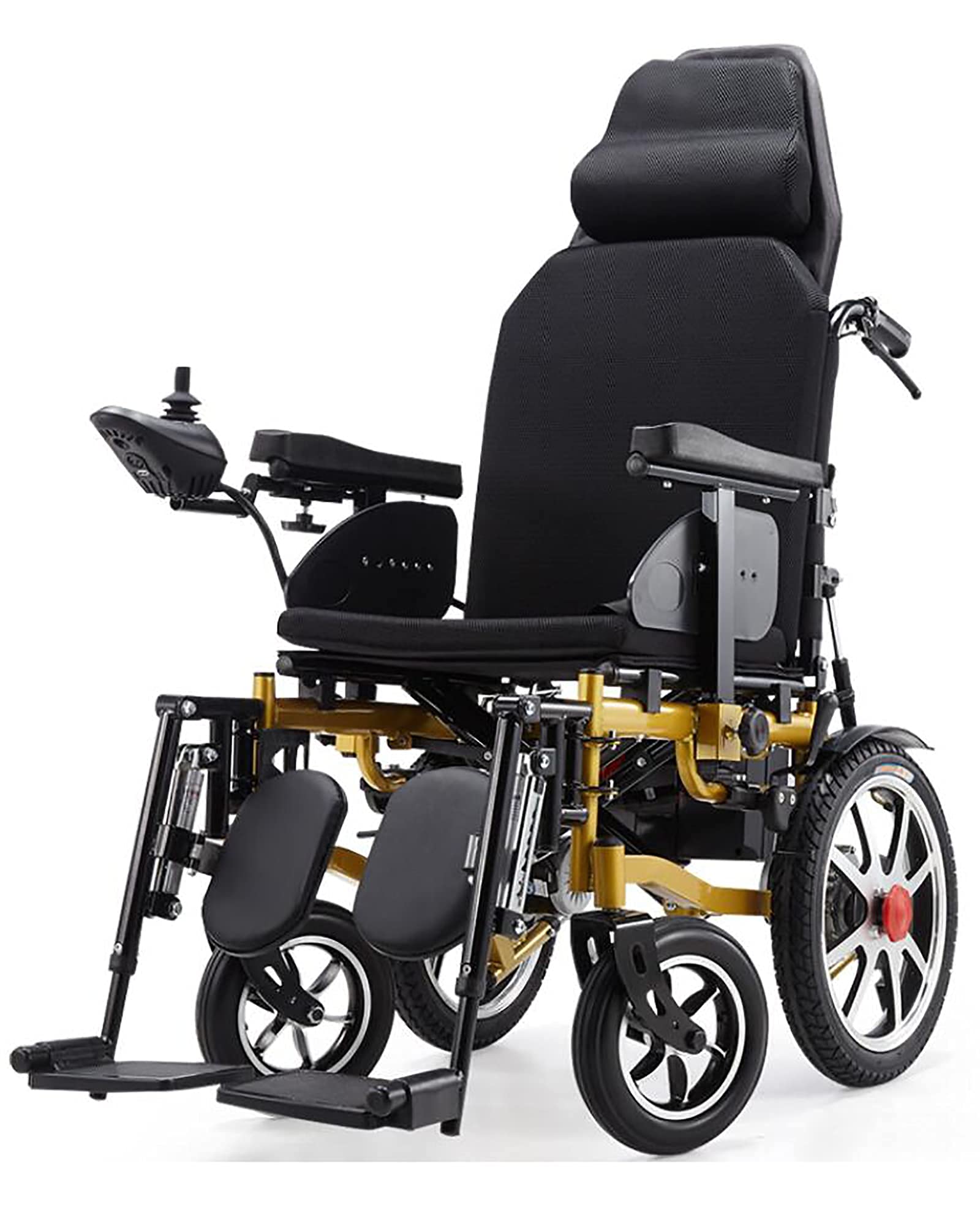 Amazon.co.jp: 高級電動車椅子折りたたみ式デュアルモーター移動