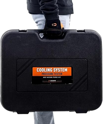 Miniatura 6 de Mishimoto MMTL-CPT-28 - Probador de presión de refrigerante y kit de recarga al vacío, 28 piezas, ajuste universal, color negro