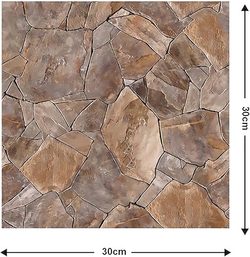 Miniatura 4 de HAILM Paneles de pared autoadhesivos 3D, PVC, impermeables, a prueba de golpes, silenciosos, 30 azulejos que cubren 29 pies cuadrados, papel tapiz