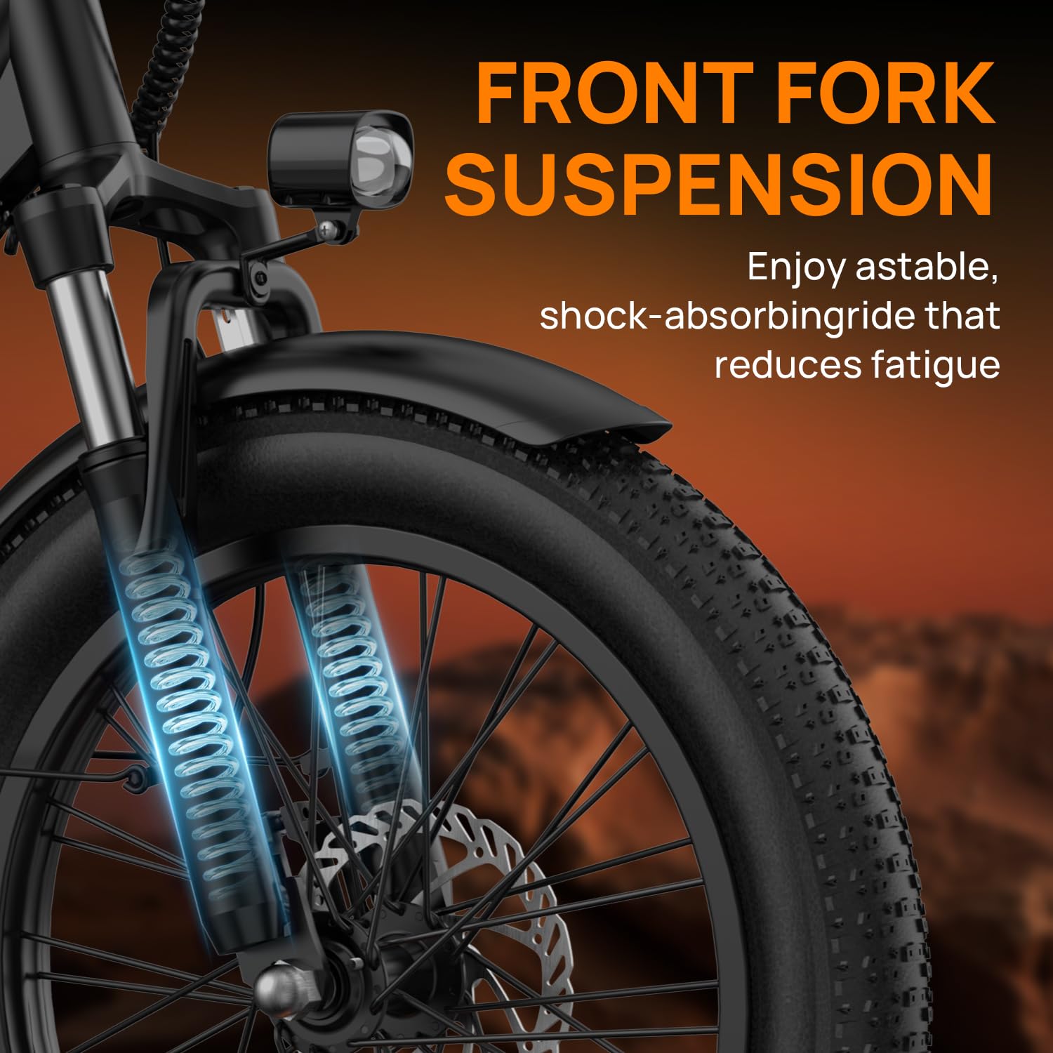URLIFE E Bike für Erwachsene, 20 * 3.0" Fat Tyre Elektrofahrrad Für Stadtpendler, 48V 13Ah Austauschbarem Akku bis 100KM, 250W Motor mit LCD Display, 7 Gang Elektrofahrräder Für Herren Damen