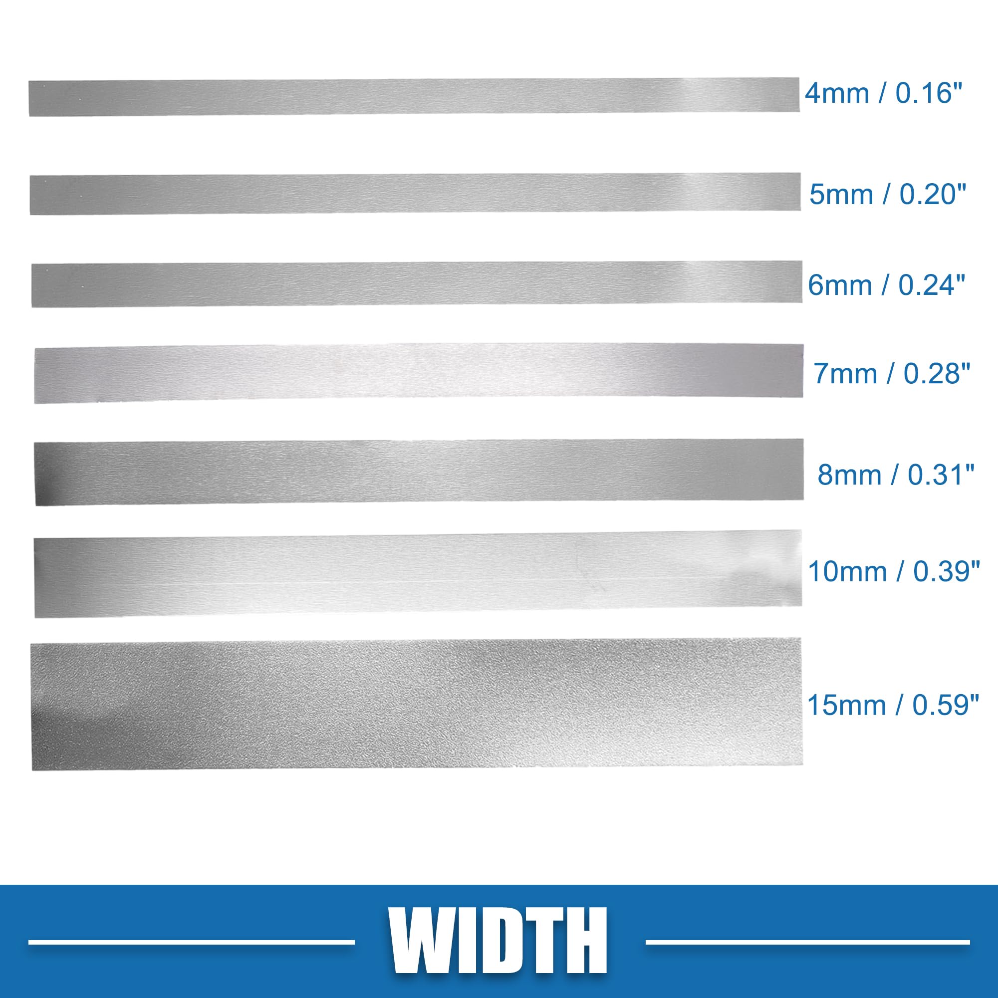 A ABSOPRO Strisce di Nichel Puro 0.1x4x100mm per batterie 18650 (Set di 100)