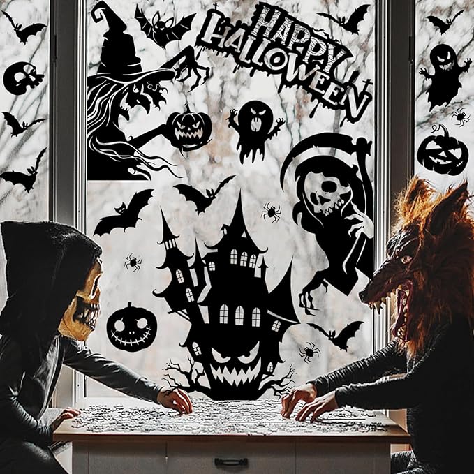 Halloween Window Clings Stickers Halloween Window