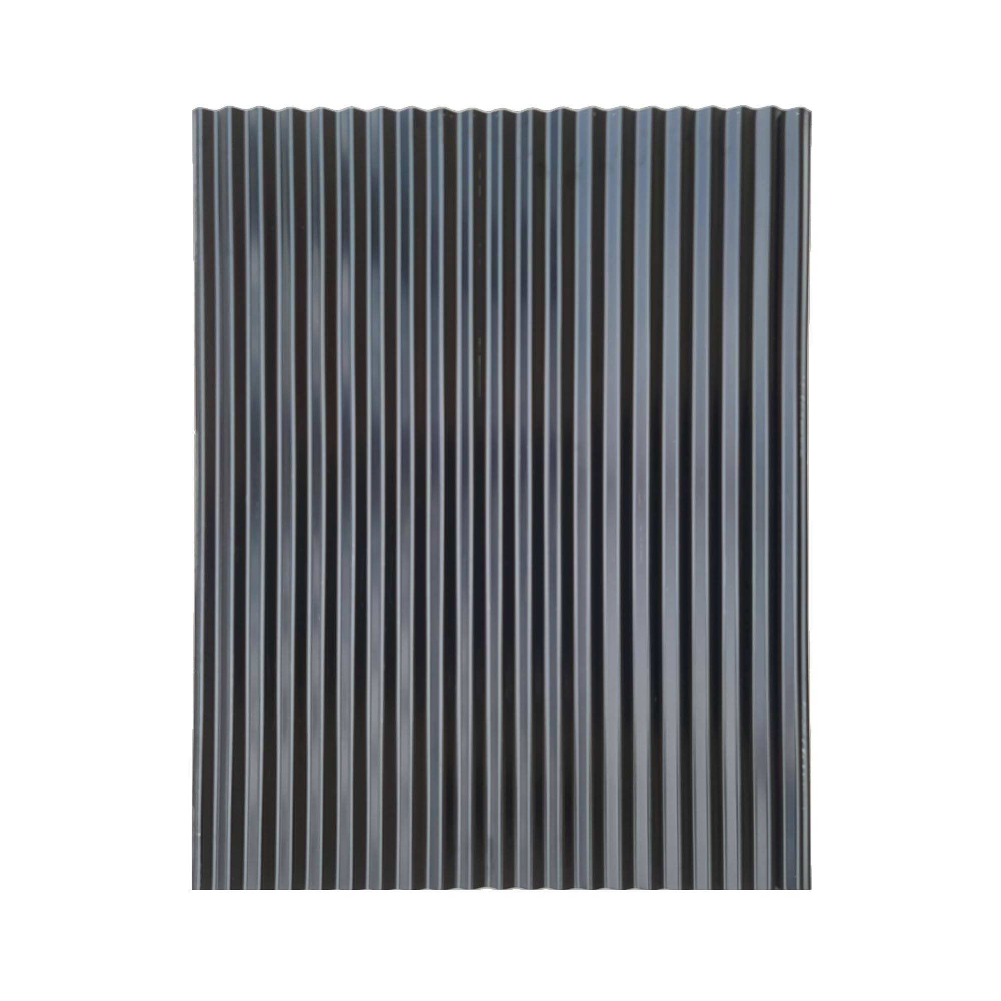 CeilingConnex Steel Corrugated Metal Wainscoting (Black) - Metal Sheets, Metal Wall Panels - Dakota Tin