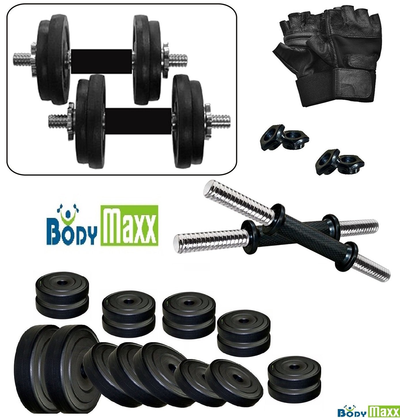 Body Maxx 22kg-Combo 62 Home Gym and Fitness Kit (B07DB7GSLY) Amazon Price History, Amazon Price Tracker