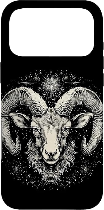 Aries Head Astrology Zodiac Sign Aries Case for iPhone 17 Pro Max