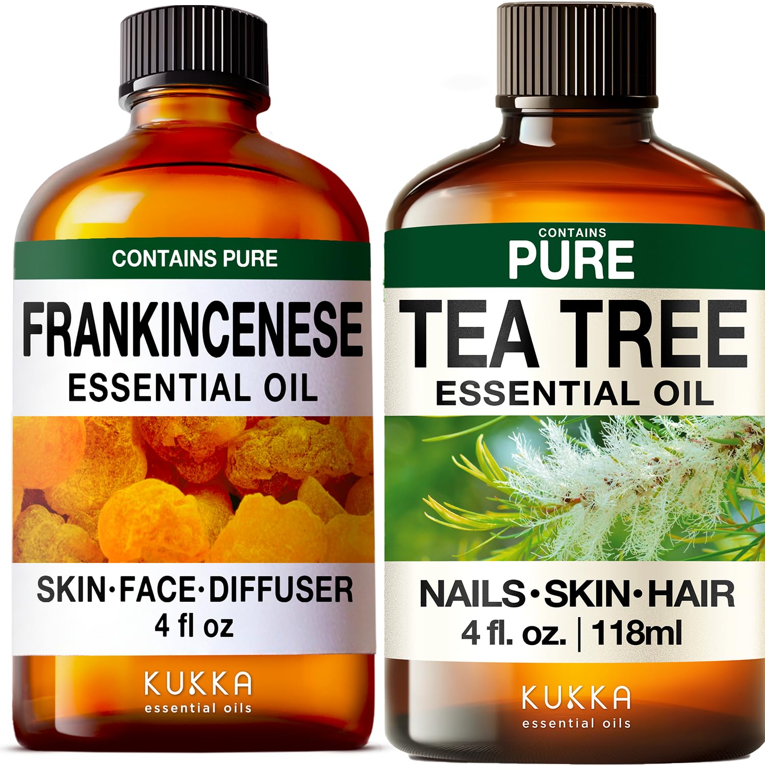 Amazon.com: Frankincense Oil for Skin & Tea Tree Oil for Skin