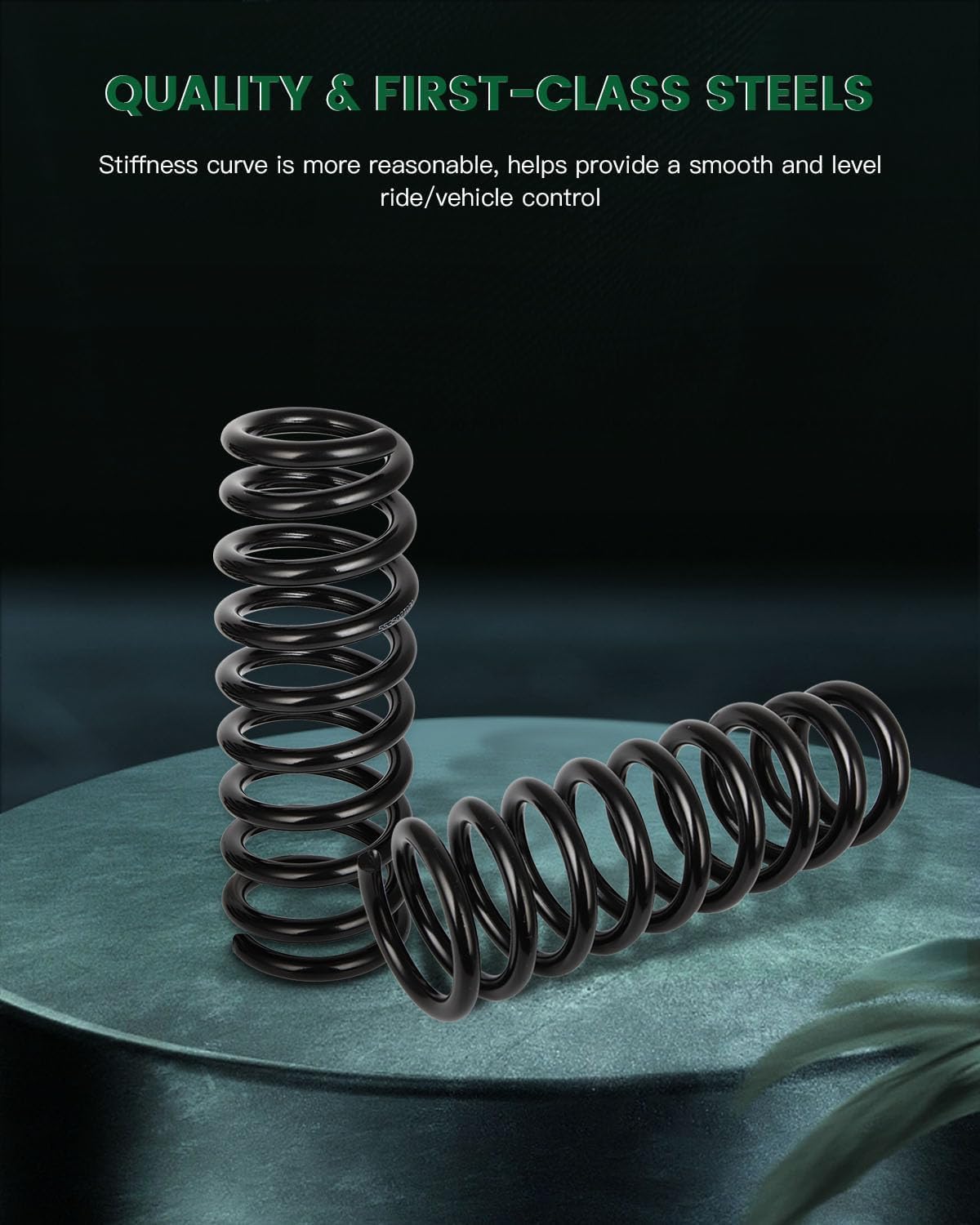 SCITOO 553502T030 Coil Springs, 2Pcs Rear Suspension Coil Springs Set Compatible with 2011-2014 for Hyundai for Sonata, 2011-2015 for Kia for Optima