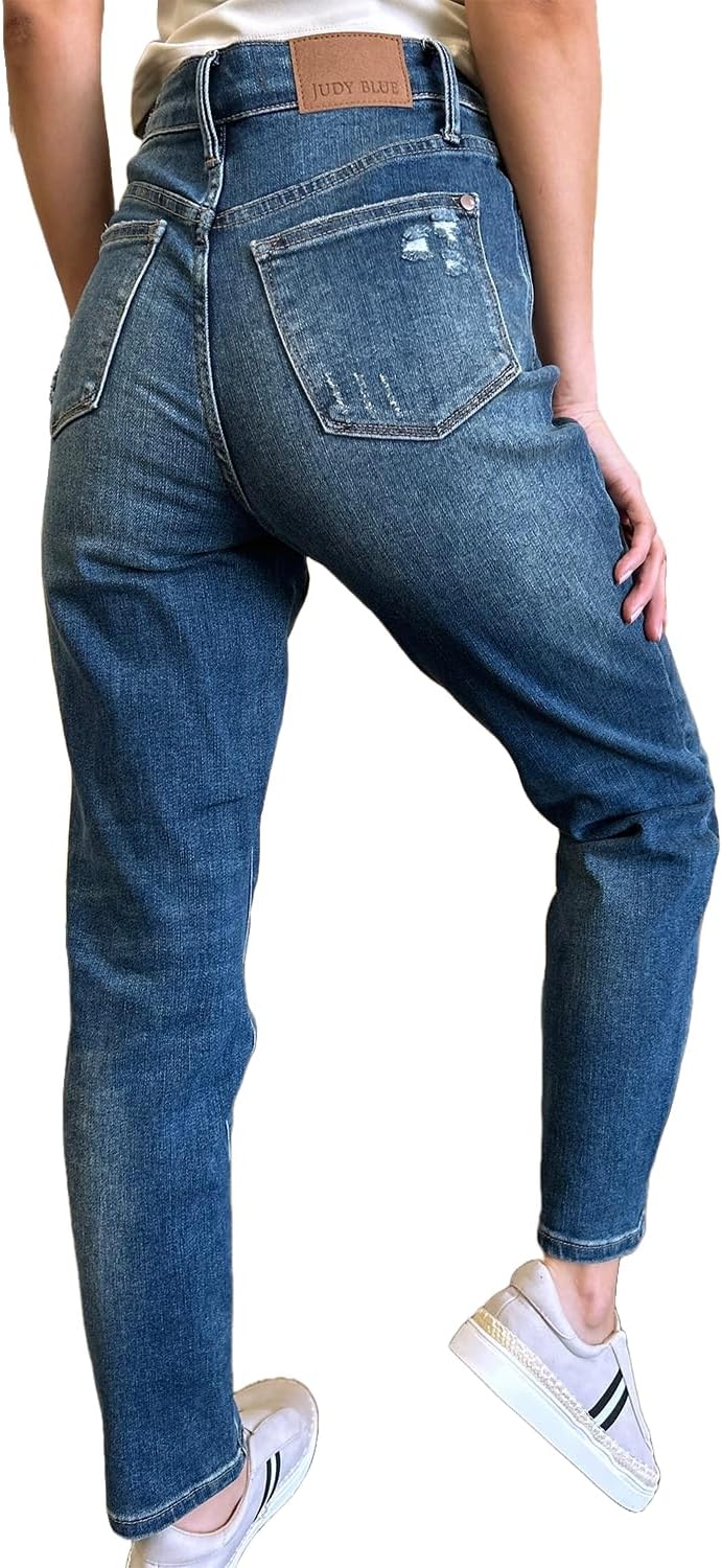 Judy Blue Women's Tummy Control High Waist Slim Jeans