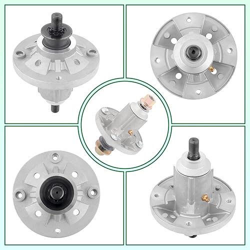 Miniatura 5 de Conjunto de cortacésped para eje John Deere D140, D100-D160 LA100-LA165 X110 X120 y X140 GY20454, GY20867, GY20962 Oregon 82-359 Raisman 80-12-041