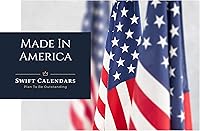 Vista 7 de 18" x 24" SwiftGlimpse 2025 Wall Calendar Erasable Large Wet & Dry Erase Laminated 12 Month Annual Yearly Wall Planner, Reversible