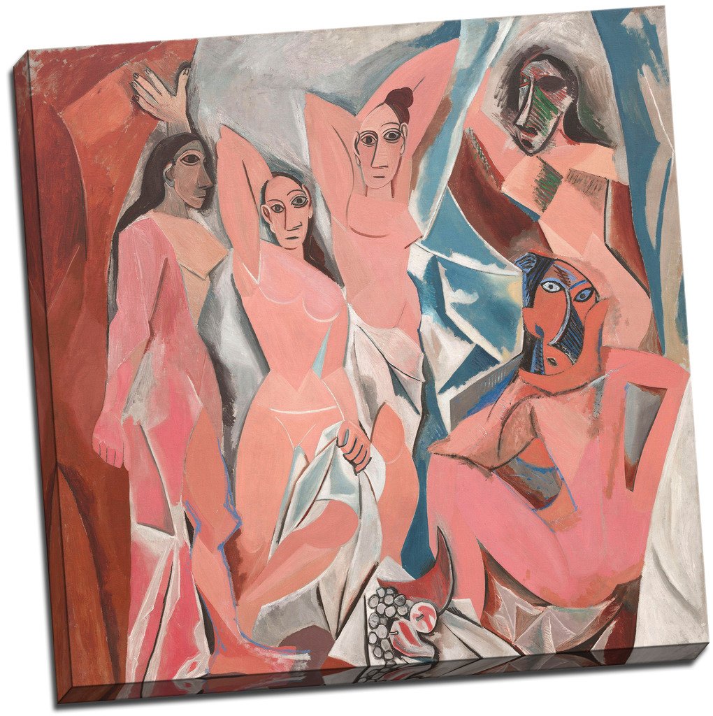 Pablo Picasso Impression sur toile Les Demoiselles d'Avignon