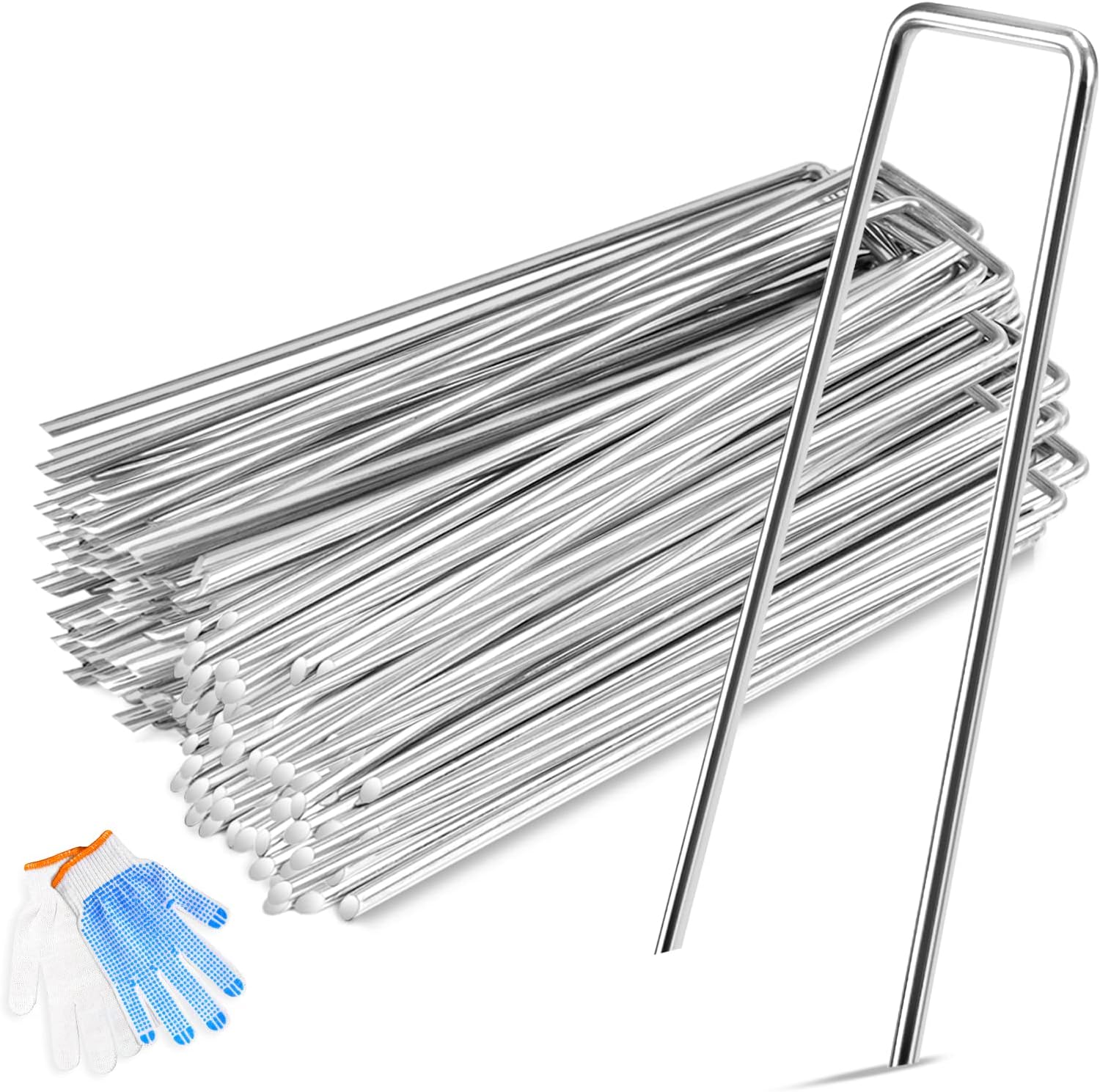 100 PCS Galvanized Staples