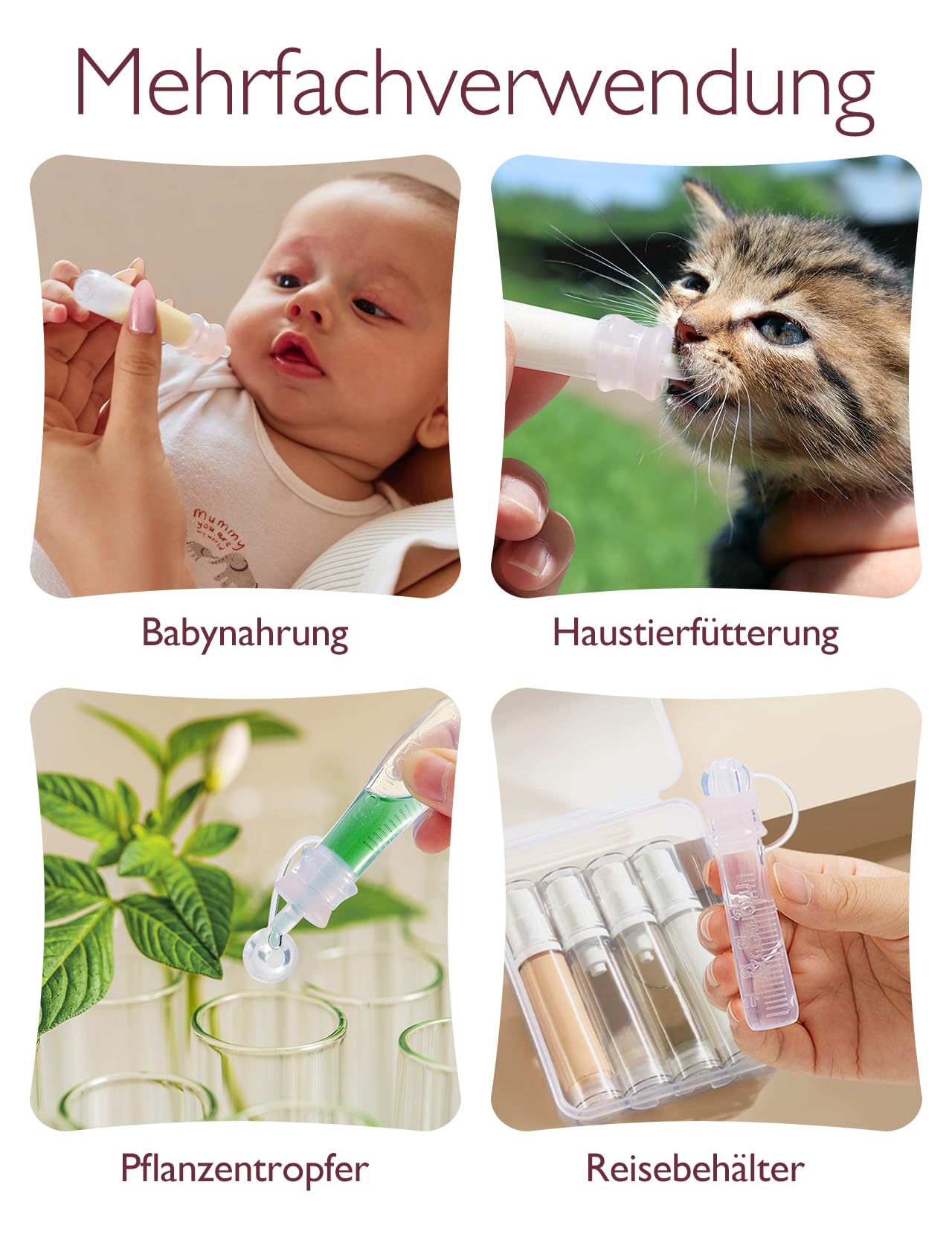 Momcozy Colostrum Collector Kolostrum-Sammler Wiederverwendbarer Muttermilch-Sammler, tragbarer Kolostrum-Behälter zum Füttern des Babys, Mehrzweck-Sammler BPA-frei, 5ml-6St.