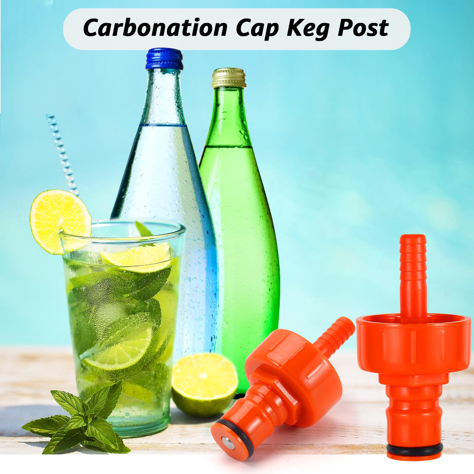 Keg Carbonation Caps - 4 Pack -7 Keg Carbonation Caps - 4 Pack -7