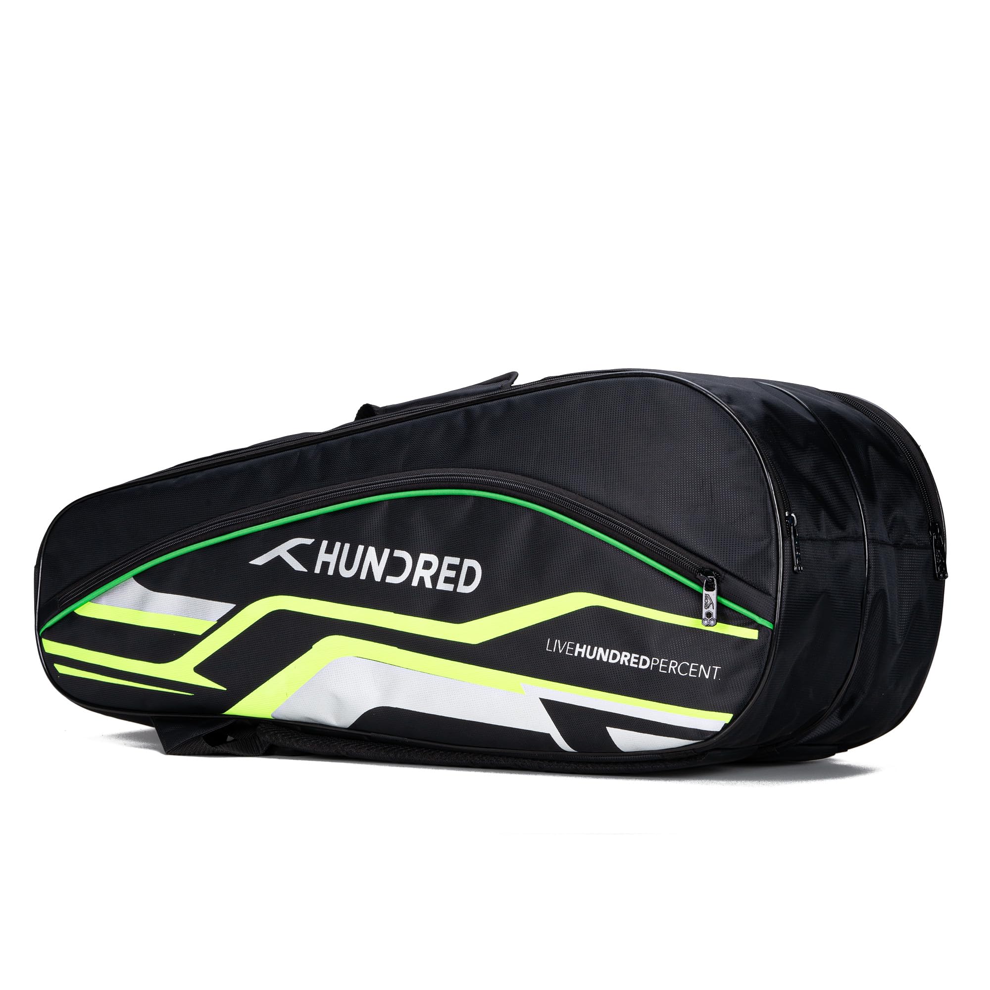 HUNDRED Glacio Pack Sporttasche | Große Sporttasche mit separatem Schuhfach, Nassfach und verstellbaren Gurten | Ideal für Fitnessstudio, Reisen, Cricket, Fußball und Outdoor-Aktivitäten