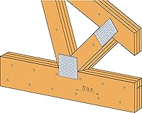 Vista 3 de Simpson Strong-Tie Nº 8 x 2-1/2 pulgadas. L T25 Tornillos de cubierta de acero recubiertos de cabeza de 6 lóbulos, 750