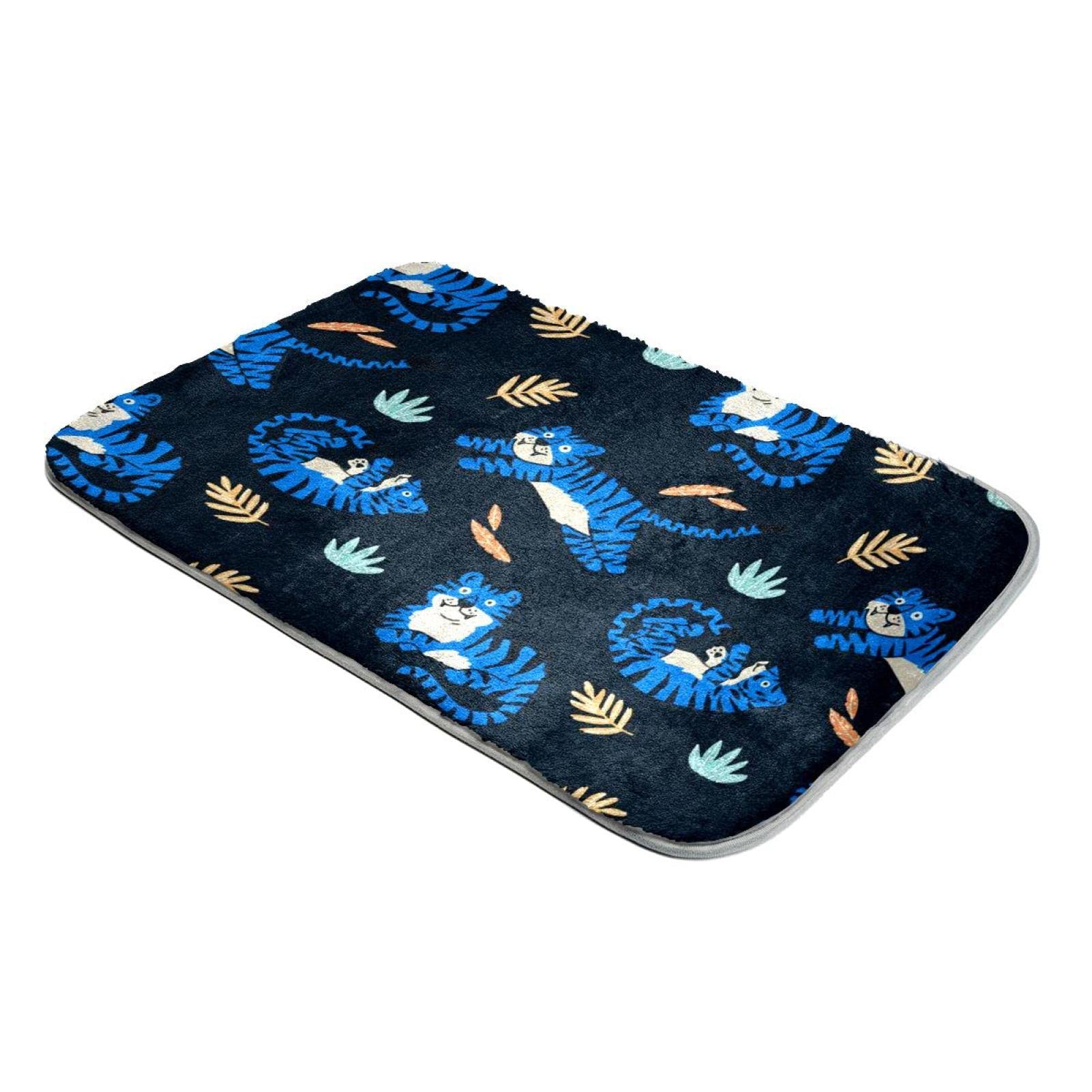 Tapis à poils longs Bluetiger en fausse fourrure haute densité