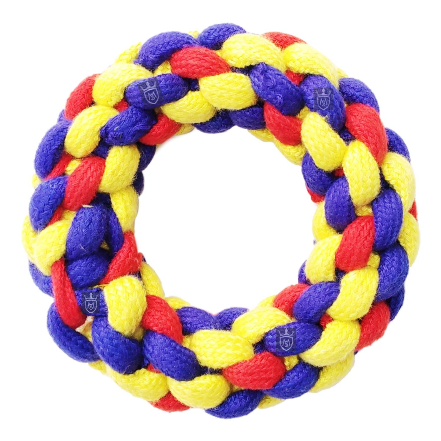 MS PETCARE Dog Chew Toy Knotted Cotton Ring for Small and Medium Breeds (Color May Vary) (B08QWB1TFR) Amazon Price History, Amazon Price Tracker