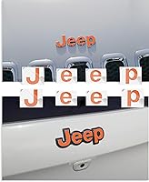 Vista 25 de Reflective Concepts - 2014-2018 Jeep Cherokee - Pegatinas de calcomanía superpuesta para emblema delantero y trasero de Jeep
