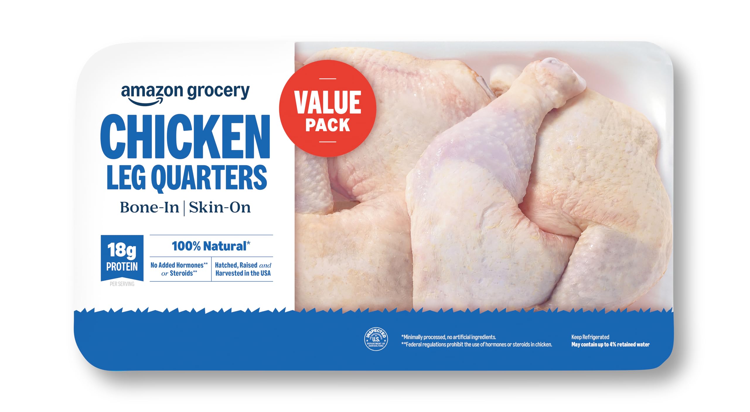 Amazon Grocery Chicken Leg Quarters 100 Natural Weight Varies